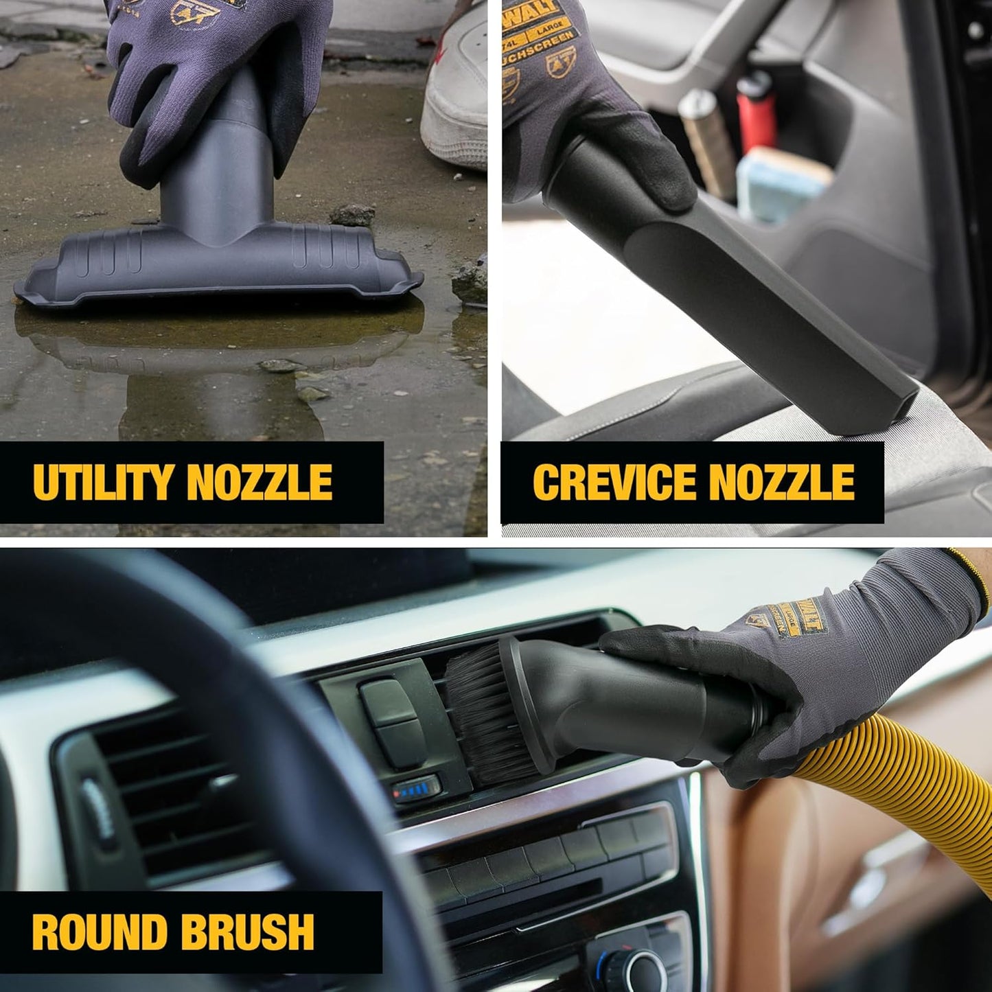 5‑Gallon Wet & Dry Vacuum DXV05S‑QTB